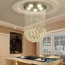 GobekUsa Crystal Ball Ceiling Chandelier: Elegant LED Light Fixture for Home Decor
