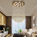 GobekUsa Crystal Ball Ceiling Chandelier: Elegant LED Light Fixture for Home Decor