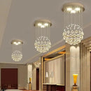 GobekUsa Crystal Ball Ceiling Chandelier: Elegant LED Light Fixture for Home Decor