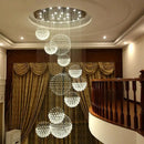 GobekUsa Crystal Ball Chandelier: Modern Design, Large Size, High Quality, Room Decor Lighting