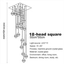GobekUsa Crystal Ball LED Chandelier for Modern Living Room & Bedroom décor