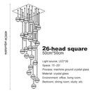 GobekUsa Crystal Ball LED Chandelier for Modern Living Room & Bedroom décor