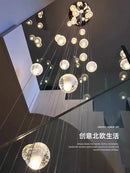GobekUsa Crystal Ball LED Chandelier for Modern Living Room & Bedroom décor