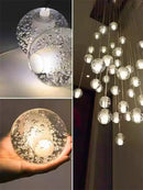 GobekUsa Crystal Ball LED Chandelier for Modern Living Room & Bedroom décor