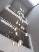 GobekUsa Crystal Ball LED Chandelier for Modern Living Room & Bedroom décor