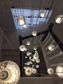 GobekUsa Crystal Ball LED Chandelier for Modern Living Room & Bedroom décor