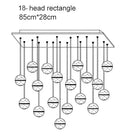 GobekUsa Crystal Ball LED Chandelier for Modern Living Room & Bedroom décor