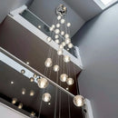 GobekUsa Crystal Ball LED Chandelier Pendant Light for Living Room Kitchen Lighting