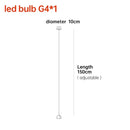 GobekUsa Crystal Ball Nordic LED Chandelier - Modern Staircase Decorative Lighting