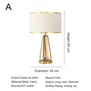 GobekUsa Crystal Bedside Lamp: Modern Nordic Design, Fabric Lampshade for Living Room & Bedroom