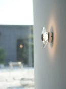 GobekUsa Crystal Bedside Wall Lamp: Modern Minimalist Circular Design for Home