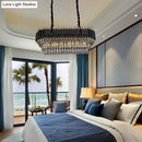 GobekUsa Modern Crystal Block Island Pendant Light