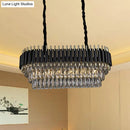 GobekUsa Modern Crystal Block Island Pendant Light
