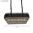GobekUsa Modern Crystal Block Island Pendant Light