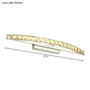 GobekUsa Modern Crystal Bow Wall Sconce in Clear/Champagne, 17-27.5" Wide