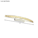 GobekUsa Modern Crystal Bow Wall Sconce in Clear/Champagne, 17-27.5" Wide