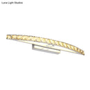 GobekUsa Modern Crystal Bow Wall Sconce in Clear/Champagne, 17-27.5" Wide