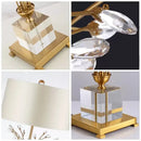GobekUsa Crystal Branch Table Lamp: Modern Luxe Decor for Bedroom, Living Room & Home Reading