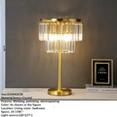 GobekUsa Crystal Brass Floor Lamp: Modern Nordic Style LED Standing Light