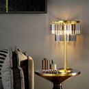 GobekUsa Crystal Brass Floor Lamp: Modern Nordic Style LED Standing Light