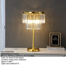 GobekUsa Crystal Brass Floor Lamp: Modern Nordic Style LED Standing Light