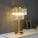 GobekUsa Crystal Brass Floor Lamp: Modern Nordic Style LED Standing Light
