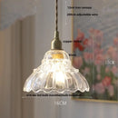 GobekUsa Crystal Brass LED Pendant Light: Modern Nordic Style, Adjustable Wire, E14 Fixture