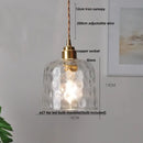 GobekUsa Crystal Brass LED Pendant Light: Modern Nordic Style, Adjustable Wire, E14 Fixture