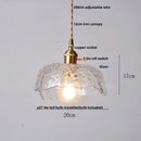 GobekUsa Crystal Brass LED Pendant Light: Modern Nordic Style, Adjustable Wire, E14 Fixture