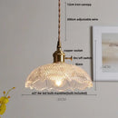GobekUsa Crystal Brass LED Pendant Light: Modern Nordic Style, Adjustable Wire, E14 Fixture
