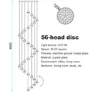 GobekUsa Crystal Bubble Ball Pendant Light for Home Decor and Hospitality Spaces