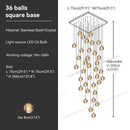 GobekUsa Crystal Bubble Ball Pendant Light for Home Decor and Hospitality Spaces