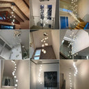 GobekUsa Crystal Bubble Ball Pendant Light for Home Decor and Hospitality Spaces