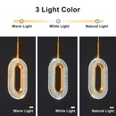 Modern Crystal Butterfly Pendant Light
