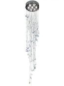 GobekUsa Crystals Pendant Light Indoor Chandelier - Minimalist Hanging Lamp for Modern Spaces