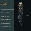 GobekUsa Crystals Pendant Light Indoor Chandelier - Minimalist Hanging Lamp for Modern Spaces