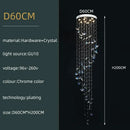 GobekUsa Crystals Pendant Light Indoor Chandelier - Minimalist Hanging Lamp for Modern Spaces