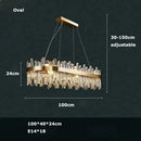 GobekUsa Modern Crystal Chandelier Lighting for Dining Room