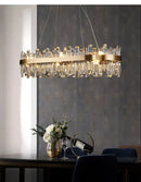GobekUsa Modern Crystal Chandelier Lighting for Dining Room