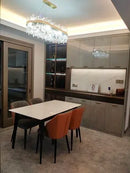 GobekUsa Modern Crystal Chandelier Lighting for Dining Room