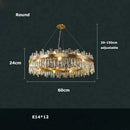 GobekUsa Modern Crystal Chandelier Lighting for Dining Room