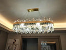 GobekUsa Modern Crystal Chandelier Lighting for Dining Room