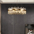 GobekUsa Modern Crystal Chandelier Lighting for Dining Room