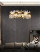 GobekUsa Modern Crystal Chandelier Lighting for Dining Room