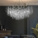 GobekUsa Modern Crystal Chandelier with LED Lighting