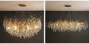 GobekUsa Modern Crystal Chandelier with LED Lighting