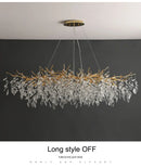 GobekUsa Modern Crystal Chandelier with LED Lighting