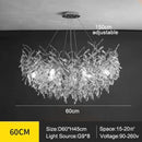 GobekUsa Modern Crystal Chandelier with LED Lighting