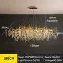 GobekUsa Modern Crystal Chandelier with LED Lighting