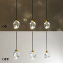 GobekUsa Crystal Copper LED Wall Lamp for Bedroom and Stairs